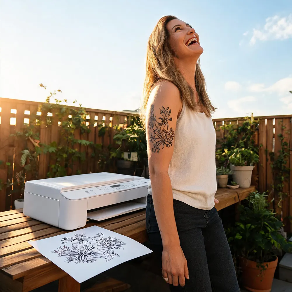 Hautfreundliches Tattoopapier