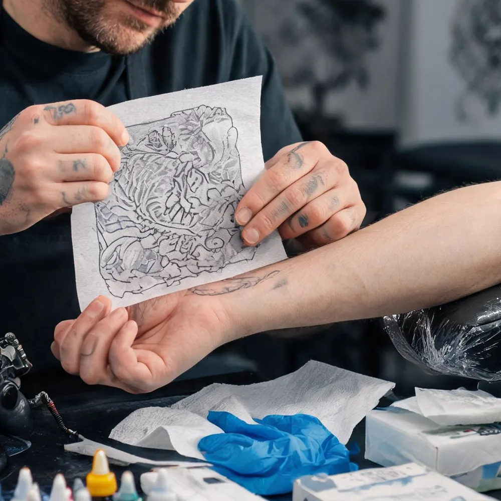 Materialien für Tattoo-Studios