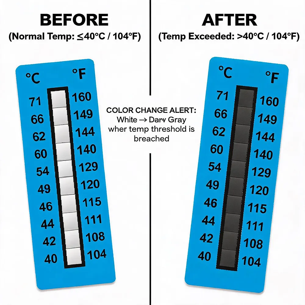 Temperaturempfindliches Etikett