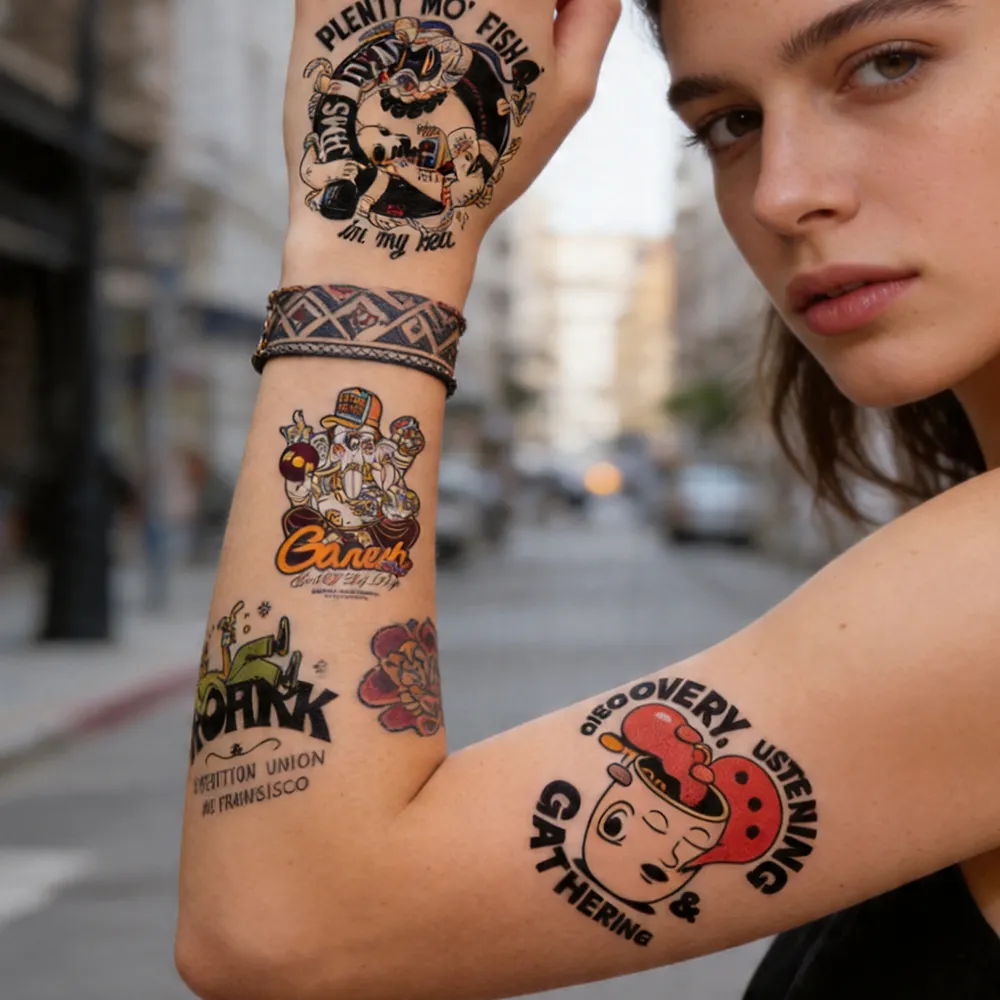 temporäres Tattoopapier