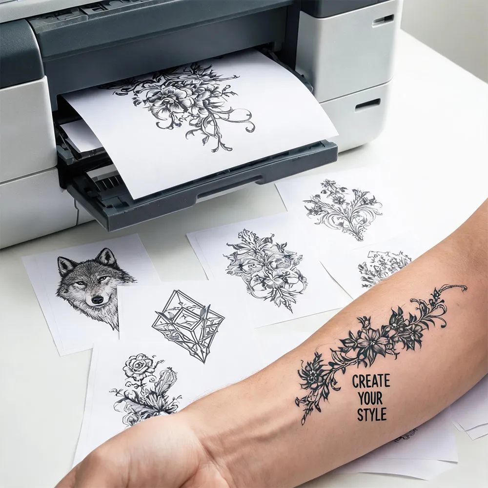 Temporäres Tattoopapier für das Geschäft