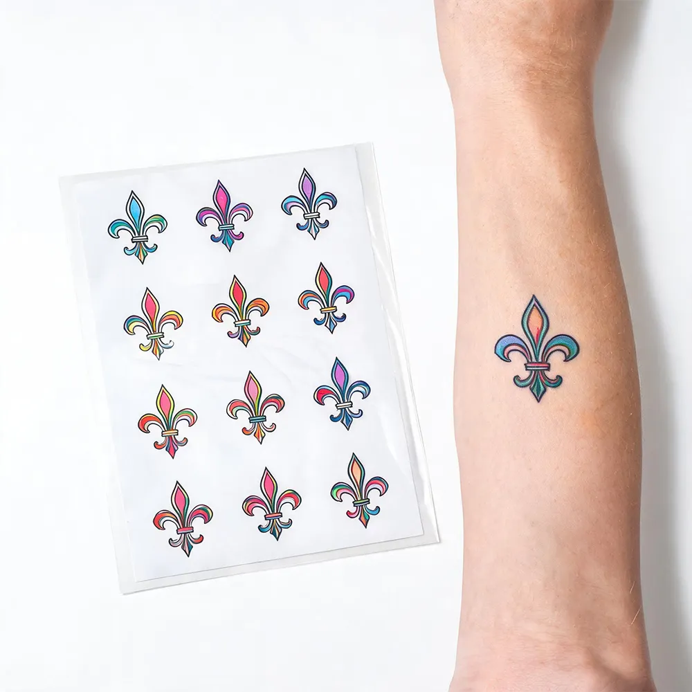 Temporäres Tattoo-Papierset