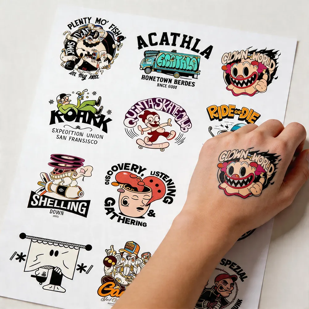Temporäres Tattoo-Transferpapier