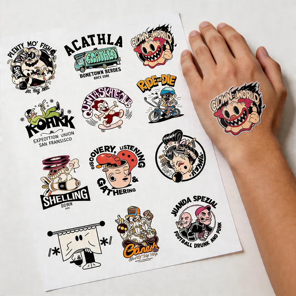 Wassertransfer-Tattoopapier