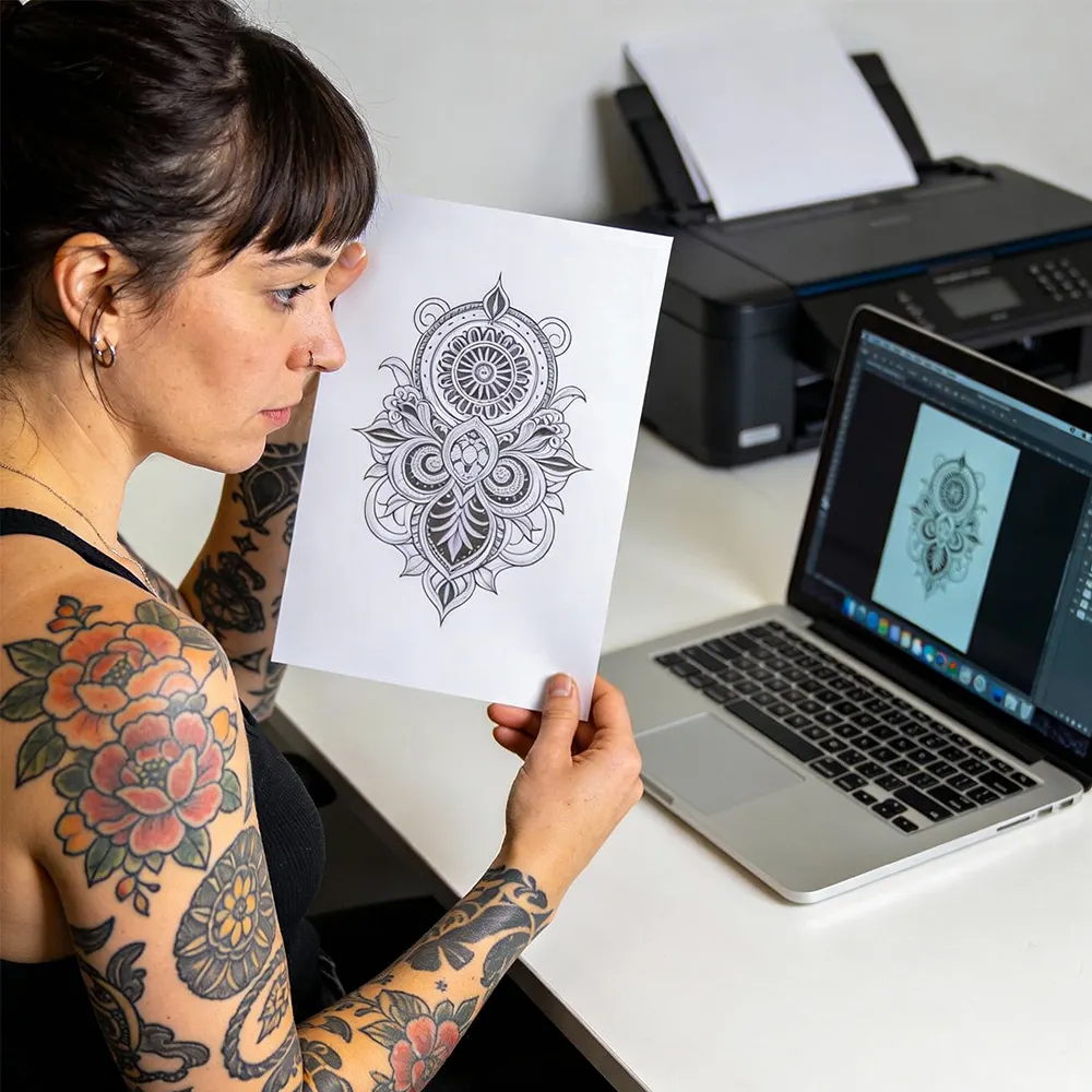 Wasserdichtes Tattoopapier