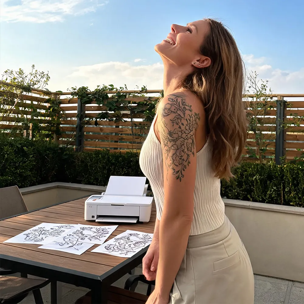 Wasserdichtes temporäres Tattoopapier